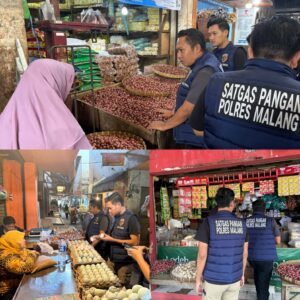 Satgas Pangan Polres Malang Turun ke Pasar, Pastikan Harga dan Ketersediaan Bapokting Aman Jelang Ramadan