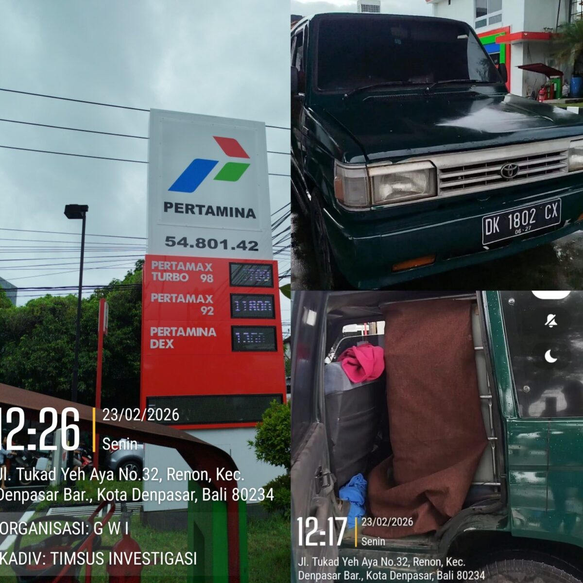 DPP GWI Siap Bawa Dugaan “Mafia” BBM Subsidi ke Polda Bali, Soroti Pola Pengisian Tak Wajar di SPBU Renon