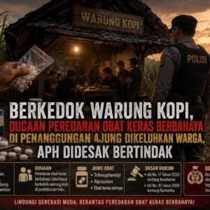 Berkedok Warung Kopi, Dugaan Peredaran Obat Keras Berbahaya di Penanggungan Ajung Dikeluhkan Warga, APH Didesak Bertindak