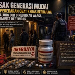 Perusak Generasi Muda, Dugaan Peredaran Obat Keras Berbahaya di Desa Balung Lor Dikeluhkan Warga, Aparat Diminta Bertindak