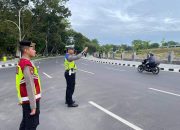 Wujudkan Kamseltibcar Kondusif, Satlantas Polresta Palangka Raya Atur Arus Lalin saat Pagi Hari