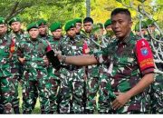 Dandim 1011/Klk Pimpin Apel Gelar Pasukan Cek Kesiapan Personel Pengamanan Presiden   