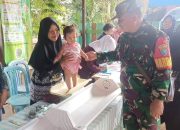 Dukung Upaya Penurunan Stunting, Babinsa Koramil 1015-07/Parenggean Dampingi Posyandu