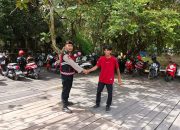 Di Objek Wisata Kum-Kum, Satsamapta Polresta Palangka Raya Pantau Situasi Kamtibmas 