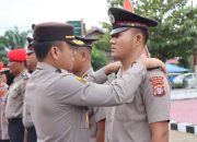 Upacara Kenaikan Pangkat Korps Raport Polres Katingan Berlangsung Khidmat