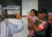 Dukung Program Pemerintah, Babinsa Turut Andil Dalam Mewujudkan Penurunan Stunting di Palangka Raya
