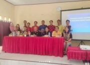 Danramil 1011-16/Kahayan Tengah Hadiri Lokakarya Mini Lintas Sektoral Triwulan II Puskesmas Kahayan Tengah.