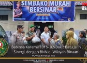 Babinsa Koramil 1016- 02/Bukit Batu Jalin Sinergi dengan BNN di Wilayah Binaan