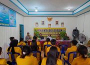 Babinsa 1011-02/Kapuas Hilir Hadiri Penyambutan Mahasiswa Mahasiswi KKN Di Desa Sei Asem