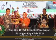 Dandim 1016/Plk Hadiri Penutupan Palangka Raya Fair 2024 