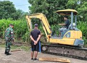 Babibsa Koramil 1015-04/Baamang Pantau Kegiatan Di Wilayah Binaan