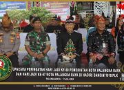 Upacara Peringatan Hari Jadi Ke-59 Pemerintah Kota Palangka Raya dan Hari Jadi Ke-67 Kota Palangka Raya Di Hadiri Dandim 1016/Plk