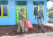 Gereja Betel Indonesia di Desa Menyahi Mulai Diurug di Pra TMMD