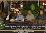 Tingkatkan Sinergitas, Kasdim 1016/Plk Hadiri Acara Ngobrol Santai Bersama Pj Wali Kota Palangka Raya