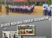 Babinsa dan Bhabinkamtibmas Seleksi Paskibra di Tingkat Kecamatan Pangkalan Banteng