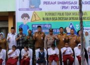 Sukseskan Program Pemerintah Pasi Pers Dim 1012 Hadiri Pencanangan Pekan Imunisasi Nasional (PIN) Polio Serentak Tahun 2024
