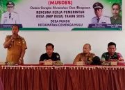 Babinsa Koramil 1015-06/Cempaga Musdes Dalam Rangka Rencana Kerja Pemerintah Desa (RKPDES) Desa Tiga TA 2025