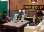 Kodim 1015/Sampit Terima Kunjungan Tim Wasgiat Bidang Personel Kodam XII/Tpr