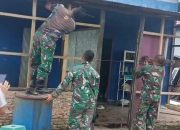 TNI AD Peduli, Kodim 1015/Sampit Rehab RTLH Milik Purnawirawan TNI   