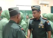 Komandan Kodim 1015/Sampit Pimpin Acara Koprapot Wisuda Purnatugas,Tradisi Masuk Satuan dan Pindah Satuan