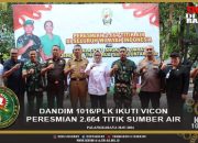 Kodim 1016/Palangka Raya Hadirkan Solusi Air Bersih, 2.664 Titik Sumber Air Diresmikan oleh KASAD.