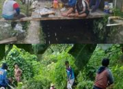 Tumbuhkan Rasa Kebersamaan, Babinsa Kelurahan Mendawai Bergotong Royong Bersama Warga