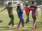 Sambut HUT RI Ke-79 Babinsa Kolam Latih Paskibra di Tingkat Kecamatan