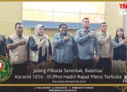 Jelang Pilkada Serentak, Babinsa Koramil 1016 – 01/Phd Hadiri Rapat Pleno Terbuka