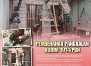 Benahi Pangkalan, Kodim 1014/Pbn Wujudkan Kebersihan dan Kenyamanan