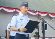 LANUD ISKANDAR GELAR UPACARA MINGGUAN, TANAMKAN RASA CINTA TANAH AIR