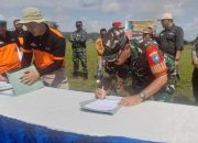 Danramil 1015-09/Seruyan Hilir Hadiri Apel Siaga Karhutla.