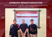 Lembaga Pemasyarakatan Kelas IIB Sampit Terima Limpahan 1 Orang Tahanan Dari Polres Kotim