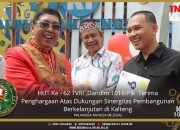 HUT Ke – 62 TVRI ,Dandim 1016/Plk Terima Penghargaan Atas Dukungan Sinergitas Pembangunan Berkelanjutan di Kalteng