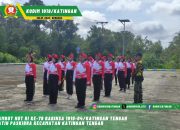 Sambut HUT RI Ke-79 Babinsa 1019-04/Katingan Tengah Latih Paskibra Kecamatan Katingan Tengah