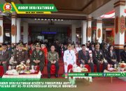 Dandim 1019/Katingan Beserta Forkopimda Ikuti Upacara HUT Ke-79 Kemerdekaan Republik Indonesia