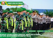 Antisipasi Jelang Pilkada Serentak, Kodim 1019/Katingan Ikuti Apel Gelar Pasukan Ops Mantap Praja