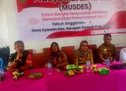 Danramil 1015-12/Seruyan Tengah Hadiri Musdes Dan Sosialisasi Keamanan Menjelang Pilkada serentak