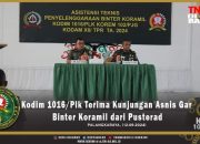 Kodim 1016/Plk Terima Kunjungan Asnis Gar Binter Koramil dari Pusterad