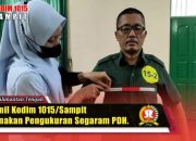 Personil Kodim 1015/Sampit Laksanakan Pengukuran seragam PDH 