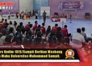 Pasi Pers Kodim 1015/Sampit Berikan Wasbang Kepada Maba Universitas Muhammad Sampit 