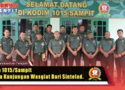 Kodim 1015/Sampit Terima Kunjungan Wasgiat dari Sintelad