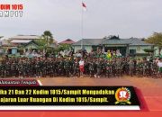 TK Kartika 21 dan 22 Kodim 1015/Spt mengadakan pembelajaran luar ruangan di Kodim 1015/Spt