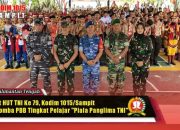 Sambut HUT TNI ke-79, Kodim 1015/Sampit Gelar Lomba PBB Tingkat Pelajar “Piala Panglima TNI”