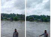 Polsek Marikit Pantau Debit Air Das Katingan
