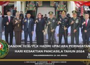 Dandim 1016/Plk Hadiri Upacara Peringatan Hari Kesaktian Pancasila Tahun 2024