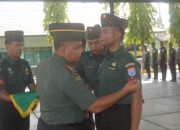 Ini Pesan Dandim saat Pimpin Upacara Kenaikan Pangkat Personel Kodim 1014/Pbn