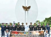 Kasdam XII/Tpr Bersama Pejabat Utama Ikuti Ziarah Nasional Peringatan HUT Ke-79 TNI
