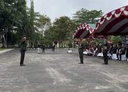 Kodim 1011/Kuala Kapuas Gelar Upacara Peringatan HUT ke-79 TNI.   