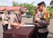 Kapolres Murung Raya Pimpin Sertijab Kabagos dan Kapolsek Jajaran