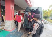 Satsamapta Polresta Palangka Raya Kawal Tahanan ke Pengadilan Tipikor
